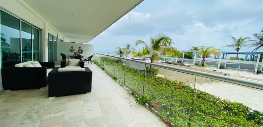 Beach front condo with amazing amenities!