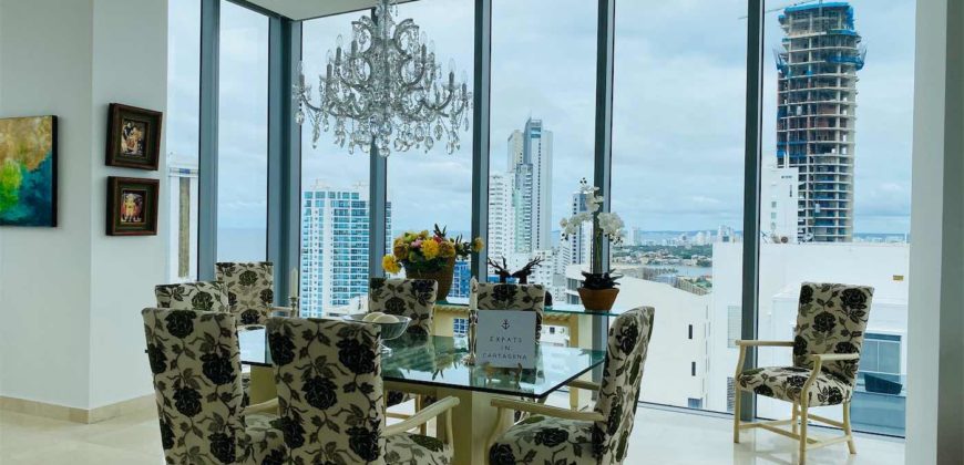 One of Cartagena’s most luxurious bay view apartment with top location