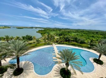 luxury condo with golf course and beach view!