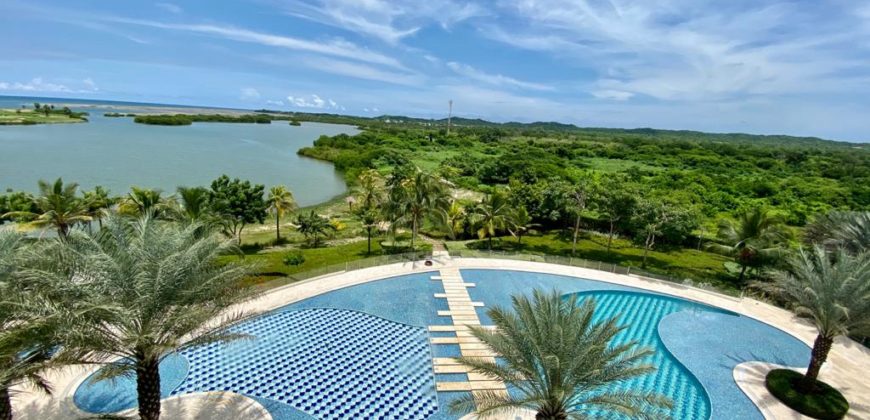 luxury condo with golf course and beach view!